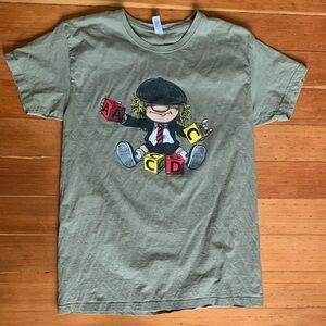 AC/DC shirt - Olive Green small